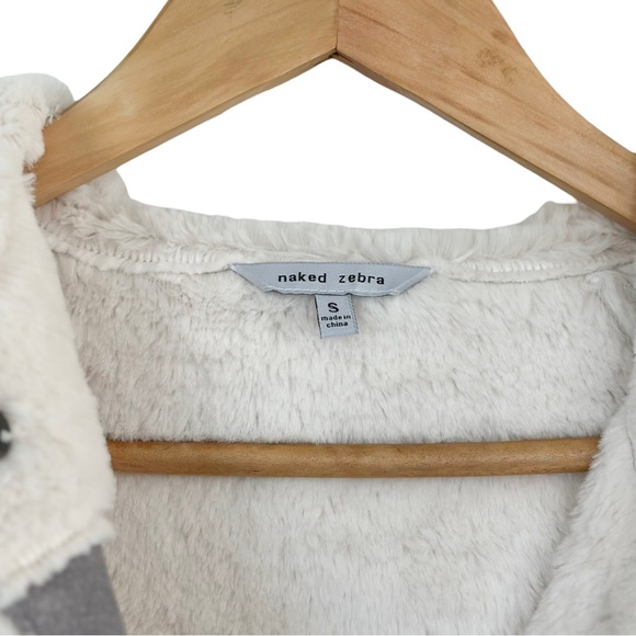 Naked Zebra Women’s Faux Suede Hooded Jacket - Size S - Picture 4 of 5